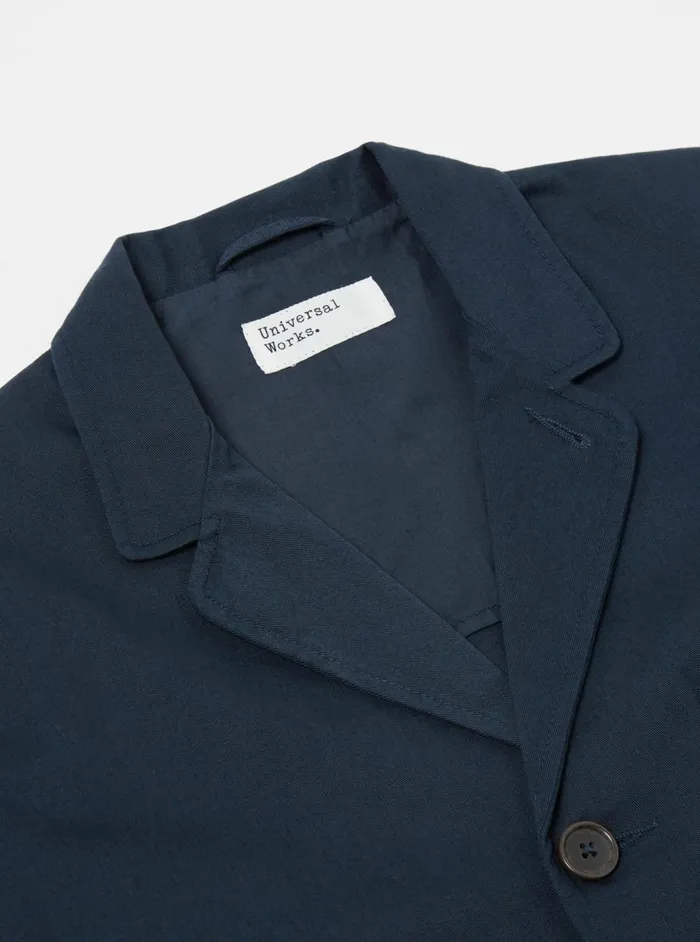 Three Button Jacket In Navy Twill Men Universal Works Jackets