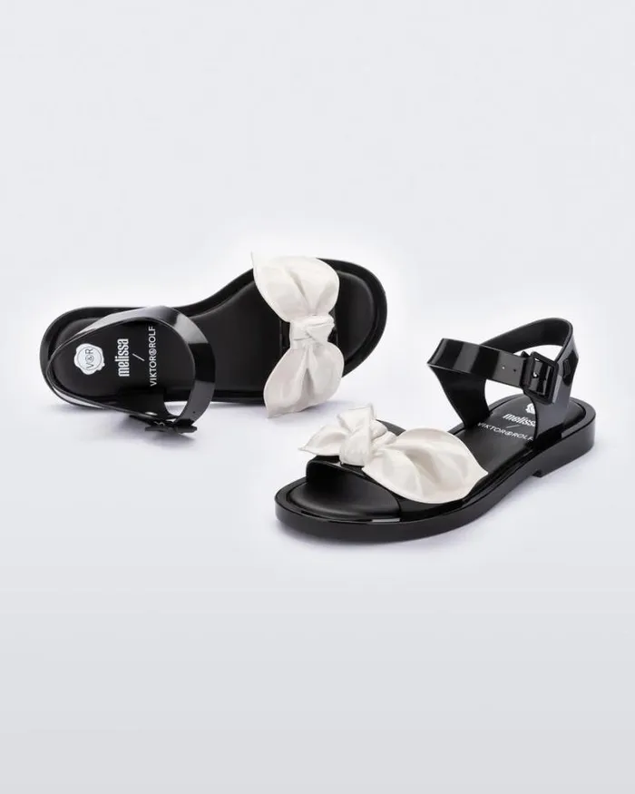 Tie Mar Sandal Blackbeige Women Melissa Sandals