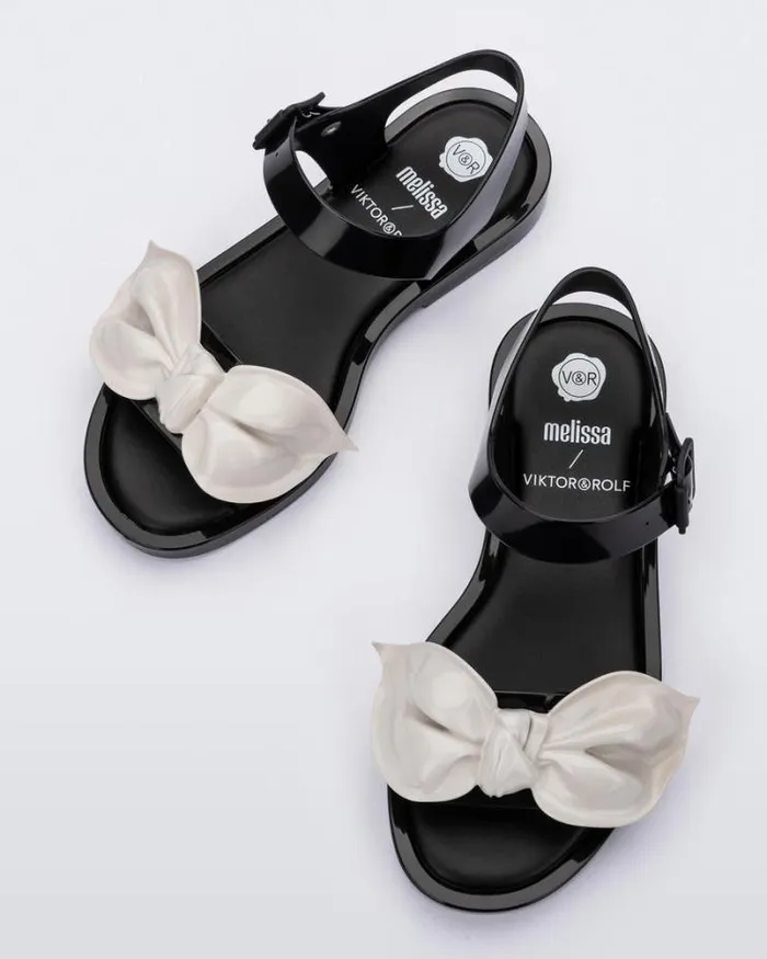 Tie Mar Sandal Blackbeige Women Melissa Sandals