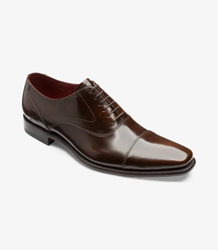 Toe Caps Loake Men Sharp Dark Brown Toe Caps Loake Men Sharp Dark Brown