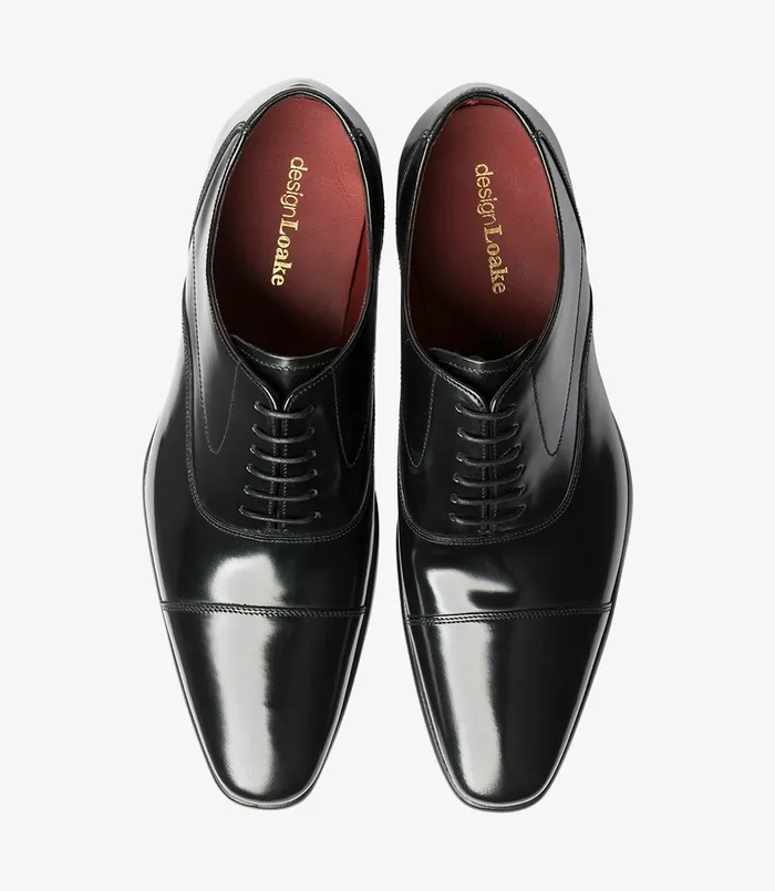 Toe Caps Sharp Black 8211 Loake Men Toe Caps Sharp Black 8211 Loake Men