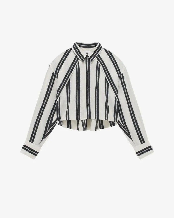 Tops and Shirts Women IRO FABANA STRIPED CROP TOP