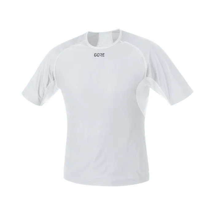 Tops Men GOREWEAR M WINDSTOPPER Base Layer Shirt White