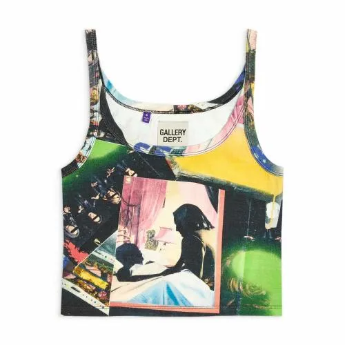 Tops WomenMen Gallery Dept RETOUCHE SPAGHETTI WOMEN039S TANK Retouche Print