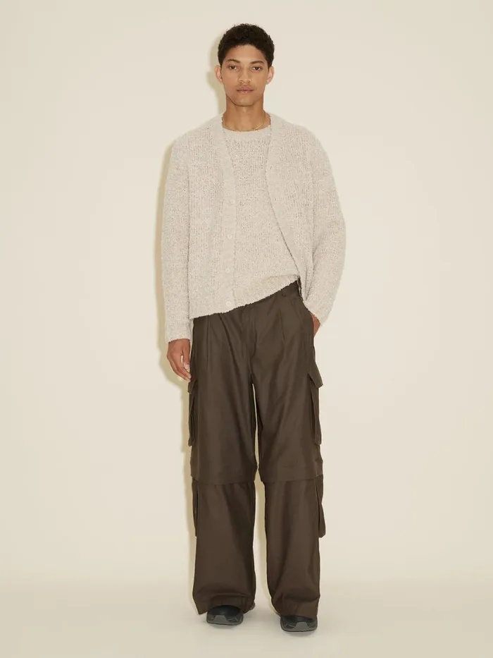 Trousers and Shorts Men Holzweiler Ebbi Cargo Trousers Olive Green