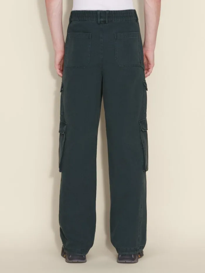 Trousers and Shorts Men Holzweiler Lopa Cargo Washed Trousers Green