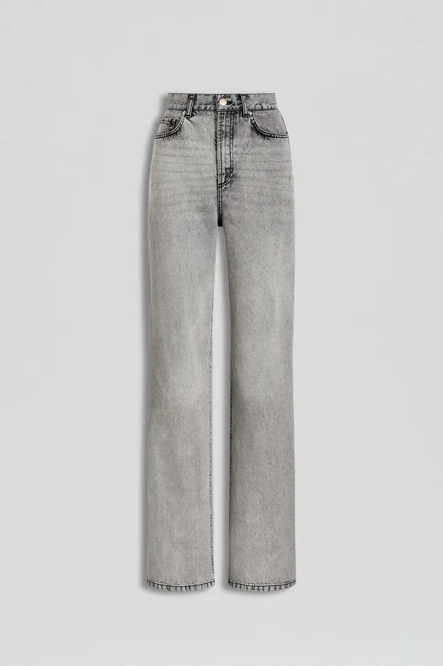 Trousers Women DENIM DRAPE LEG JEAN CHARCOALG Scanlan Theodore