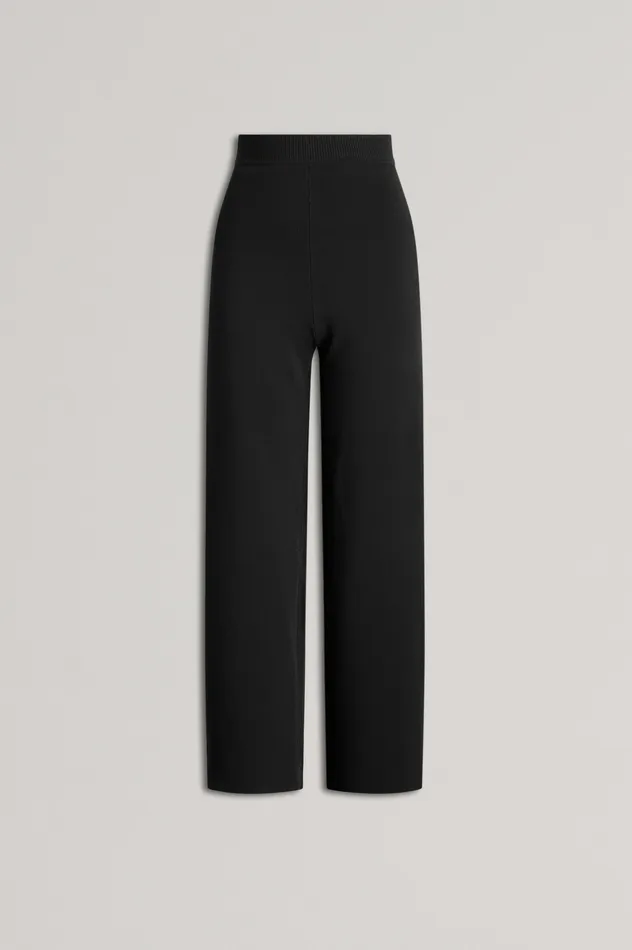 Trousers Women MICRO CREPE CROP TROUSER BLACK Scanlan Theodore