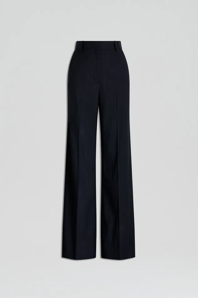Trousers Women Scanlan Theodore CHALK STRIPE TAILORED TROUSER NAVY Trousers Women Scanlan Theodore CHALK STRIPE TAILORED TROUSER NAVY