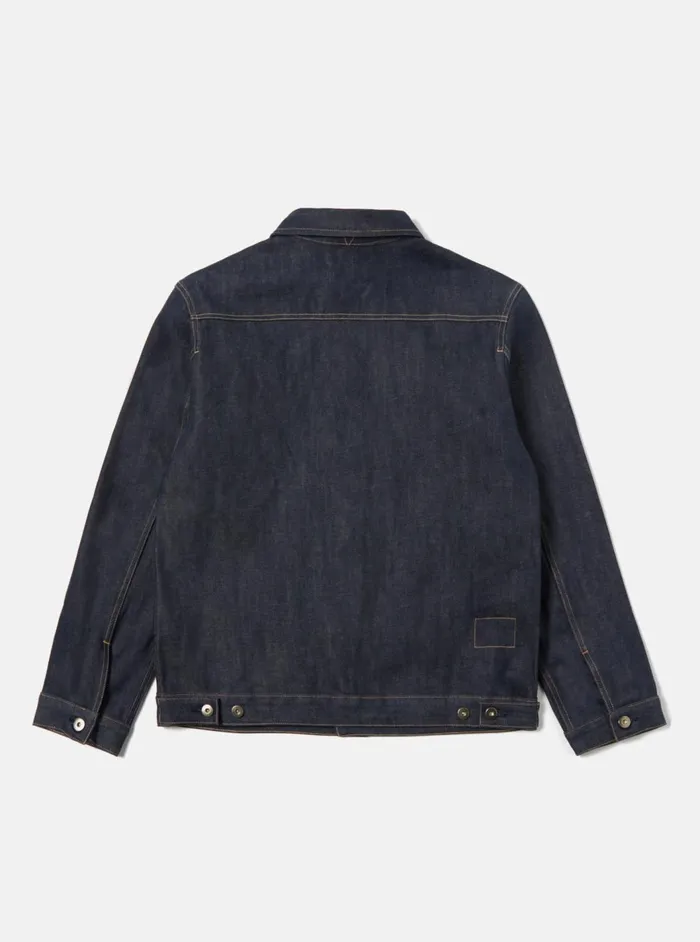 Trucker Jacket In Indigo 13oz Selvedge Denim Men Universal Works Jackets