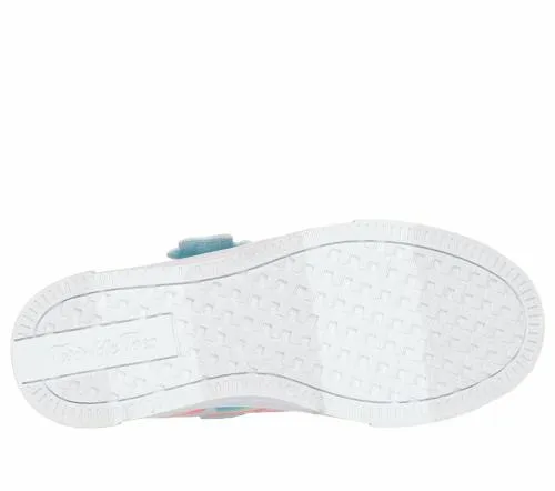 Twinkle Toes Twinkle Sparks 8211 Jumpin039 Clouds Turquoise Multi Kids SKECHERS Kids UK Sizes 9525