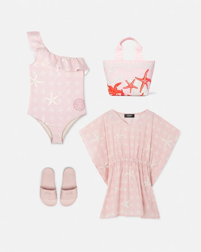 Underwear and Beachwear Kids Versace Stella Marina Swimsuit White