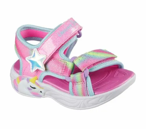 Unicorn Dreams Sandal 8211 Dreamy Unicorns Pink Multi Kids SKECHERS Toddlers UK Sizes 49