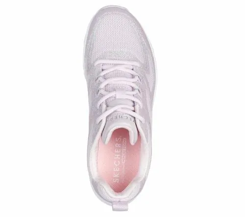 Uno 8211 GlitAiry Steps Light Pink Kids SKECHERS Big Kids UK Sizes 36