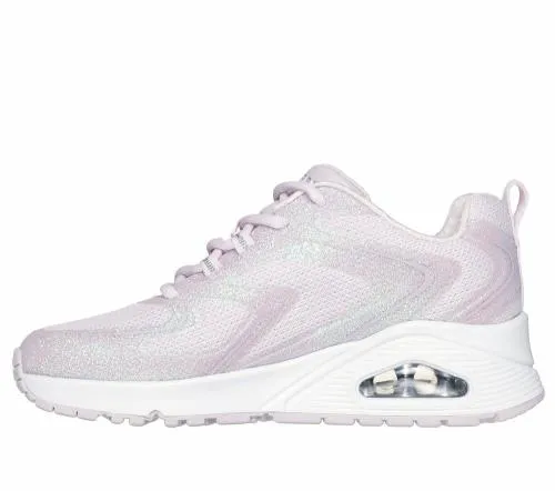 Uno 8211 GlitAiry Steps Light Pink Kids SKECHERS Big Kids UK Sizes 36