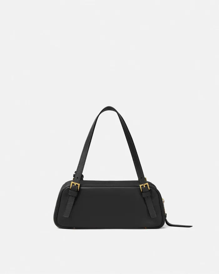 Versace Tag WomenMen Versace Tag Bowling Shoulder Bag Blackgold