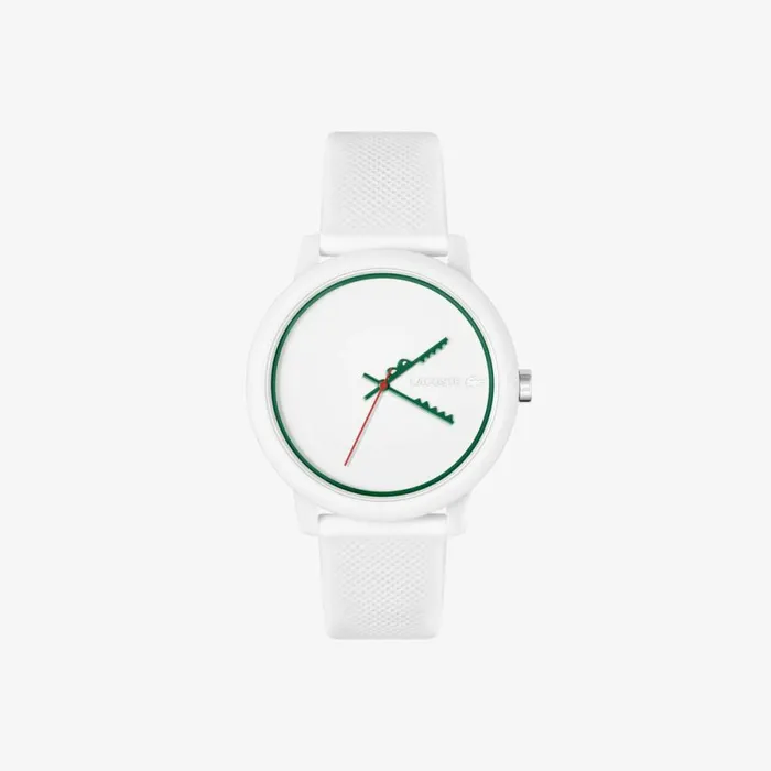Watches Men Lacoste Men039s Lacoste1212 Crocodile 3 Hand Silicone Watch Without Color 000