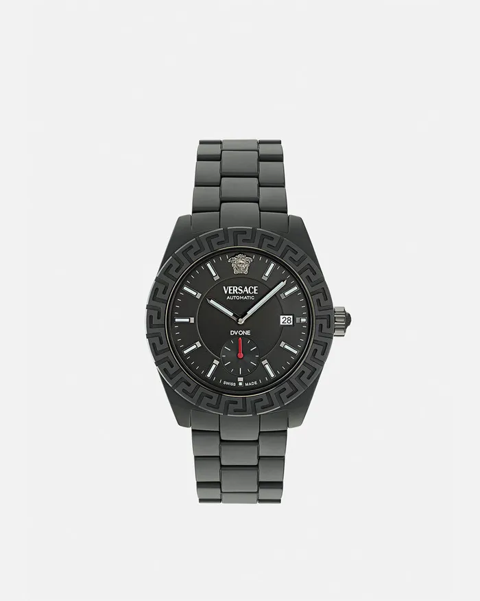 Watches Men Versace Dv One Automatic Watch Black