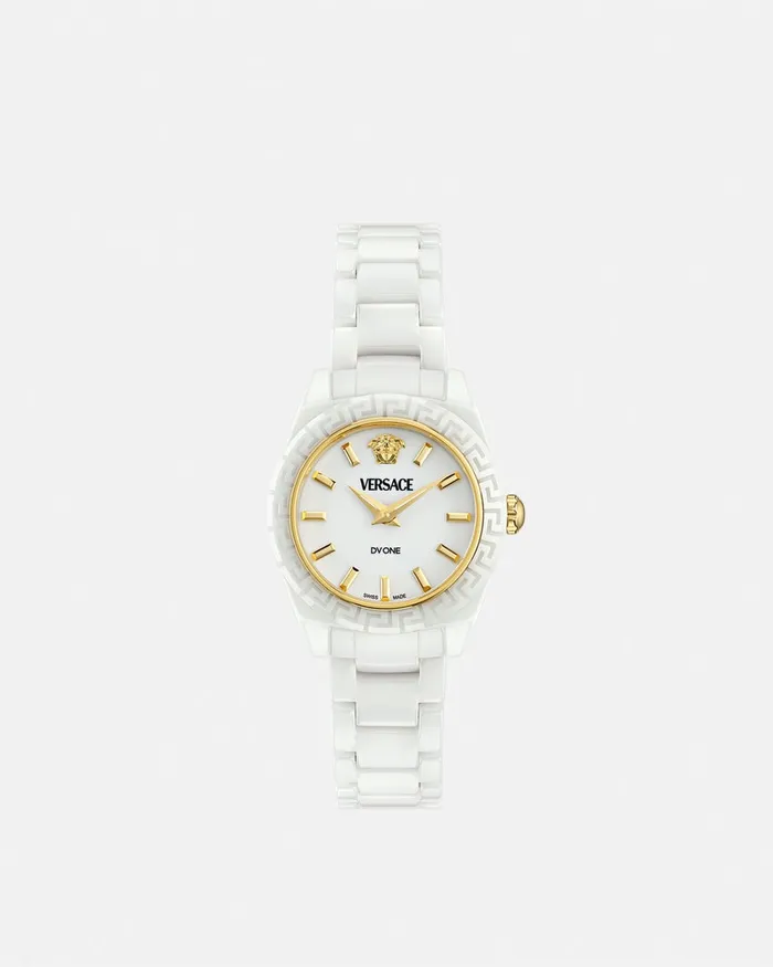 Watches Women Versace Dv One Mini Watch White