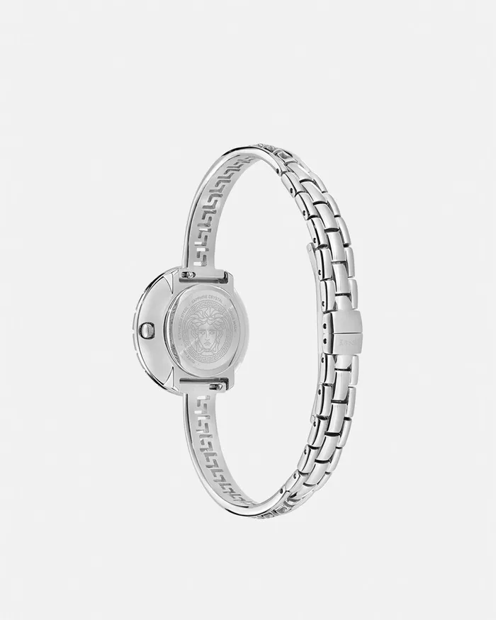 Watches Women Versace La Greca Watch Box Set Silver