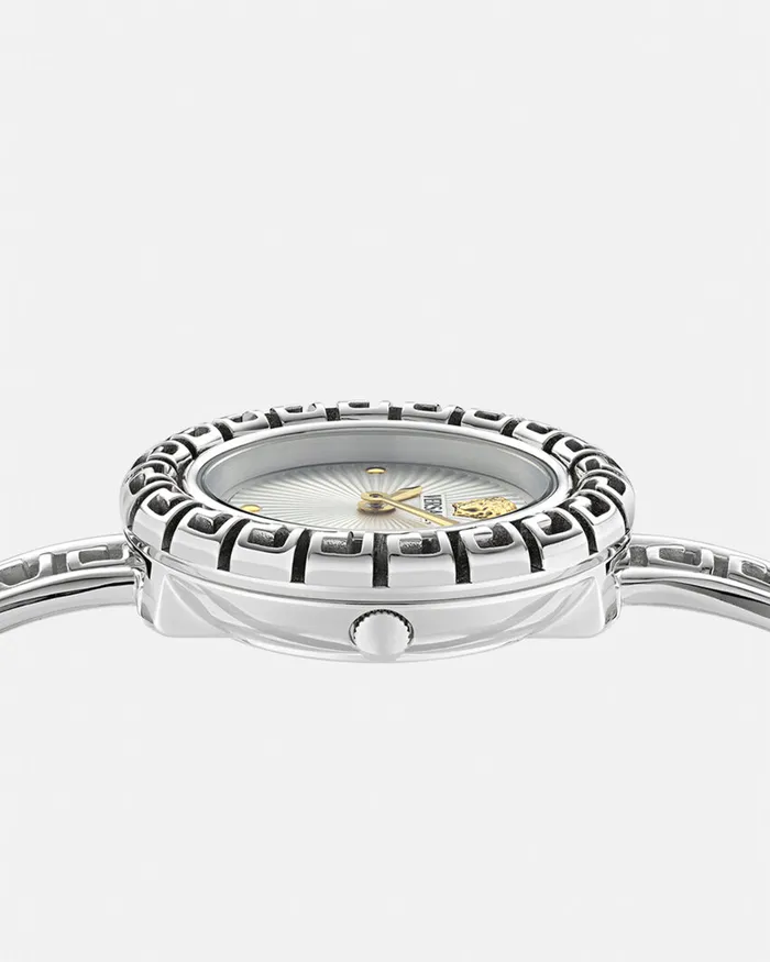 Watches Women Versace La Greca Watch Box Set Silver