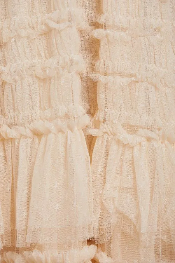 WeddingKIDSWomen Needle and Thread Valentine Ruffle Gown Champagne WeddingKIDSWomen Needle and Thread Valentine Ruffle Gown Champagne