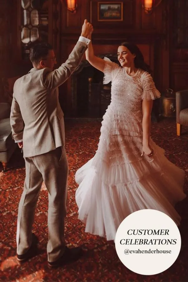WeddingKIDSWomen Needle and Thread Valentine Ruffle Gown Champagne WeddingKIDSWomen Needle and Thread Valentine Ruffle Gown Champagne