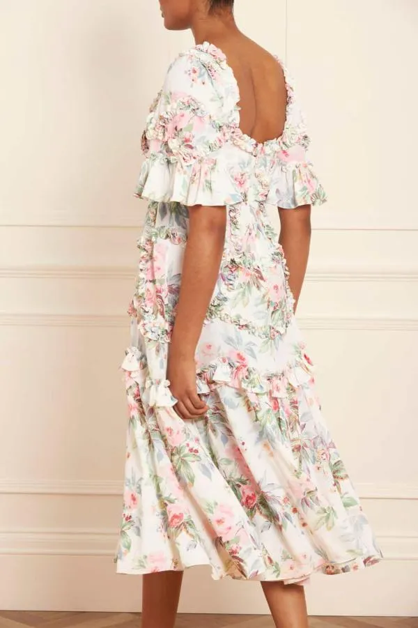 WeddingWomen Needle and Thread Paradise Garden Alice Crepe Ballerina Dress Multi WeddingWomen Needle and Thread Paradise Garden Alice Crepe Ballerina Dress Multi
