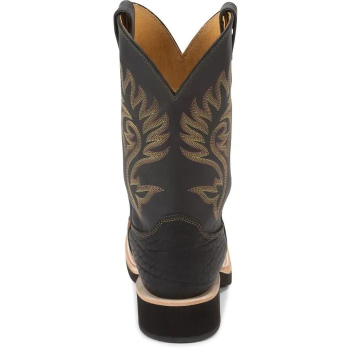 Western Men Justin Boots Paluxy Brown