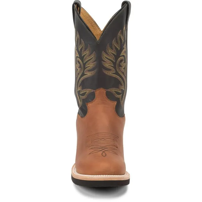 Western Men Justin Boots Paluxy Brown