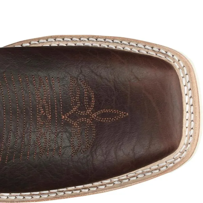 Western Men Justin Boots Ryker 11034 PullOn Western Boot Rootbeer Yeti 040brown041