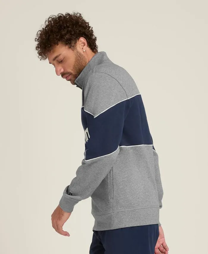 Wilson Outerwear Men Millennium HalfZip 8211 Medium Gray Heather