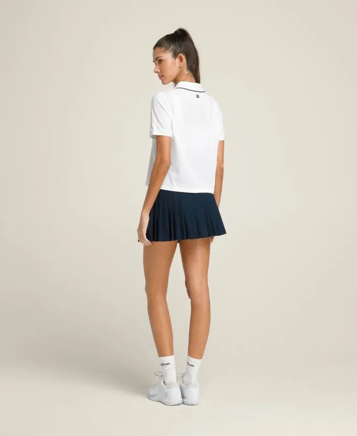 Wilson Polos Women Center Court Seamless Polo 8211 Bright White