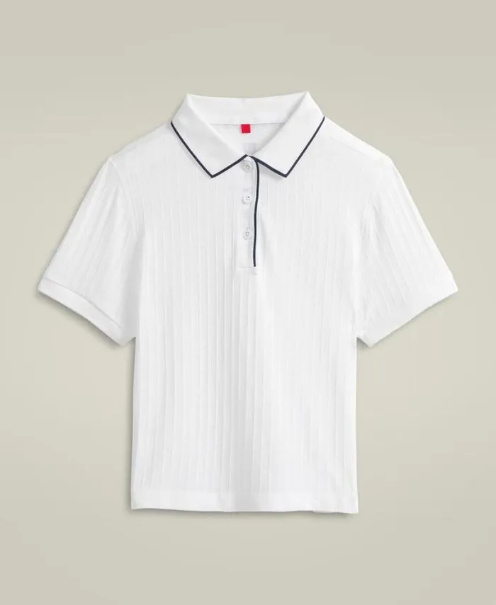 Wilson Polos Women Center Court Seamless Polo 8211 Bright White