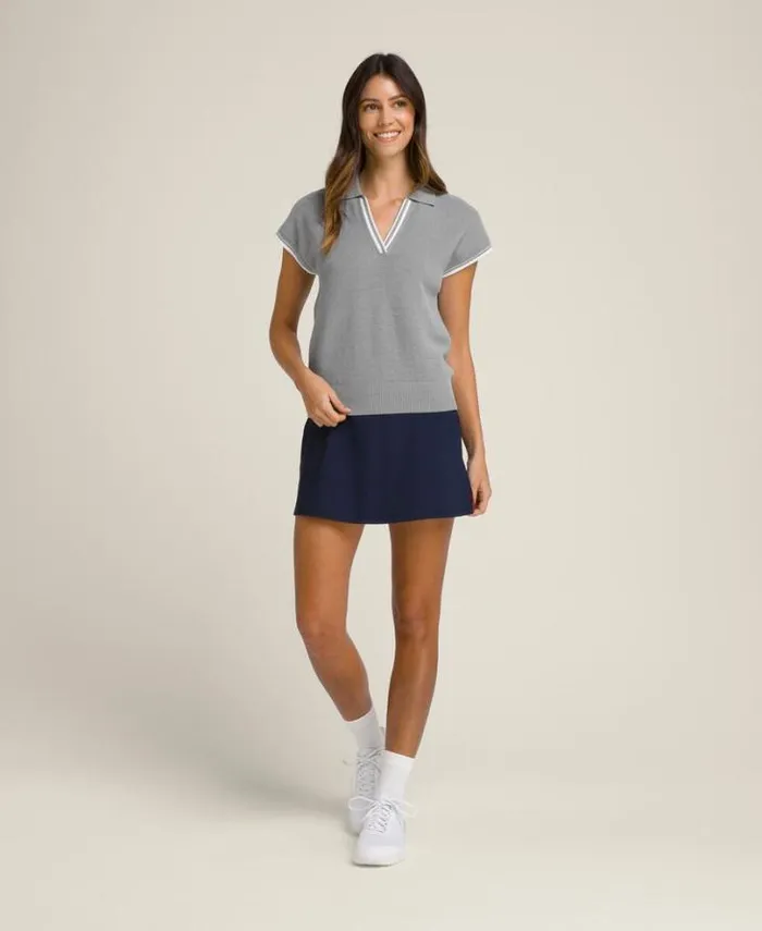 Wilson Polos Women Swing Polo 8211 Medium Gray Heather