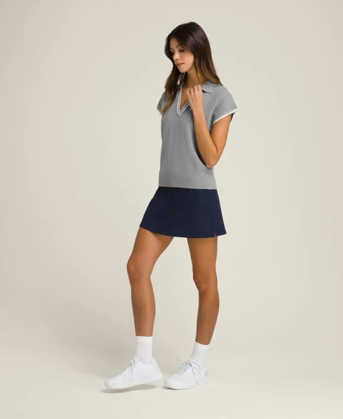 Wilson Polos Women Swing Polo 8211 Medium Gray Heather Wilson Polos Women Swing Polo 8211 Medium Gray Heather