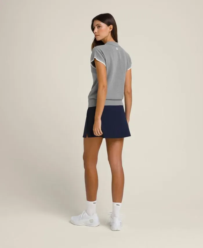 Wilson Polos Women Swing Polo 8211 Medium Gray Heather Wilson Polos Women Swing Polo 8211 Medium Gray Heather