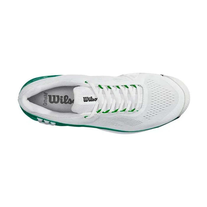 Wilson Shoes Sports Men039s Rush Pro 40 Tennis Shoe 8211 White Green