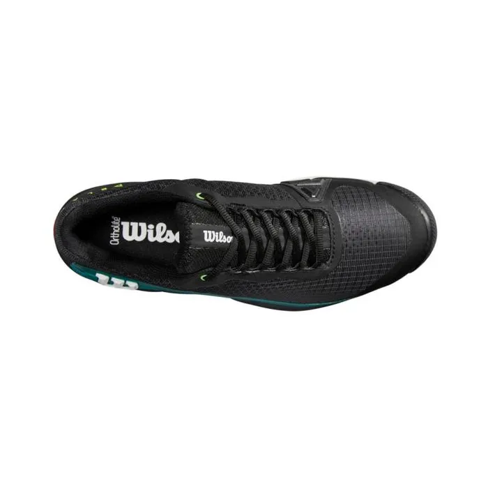 Wilson Shoes Sports Women039s Rush Pro 40 Tennis Shoe 8211 Black Green