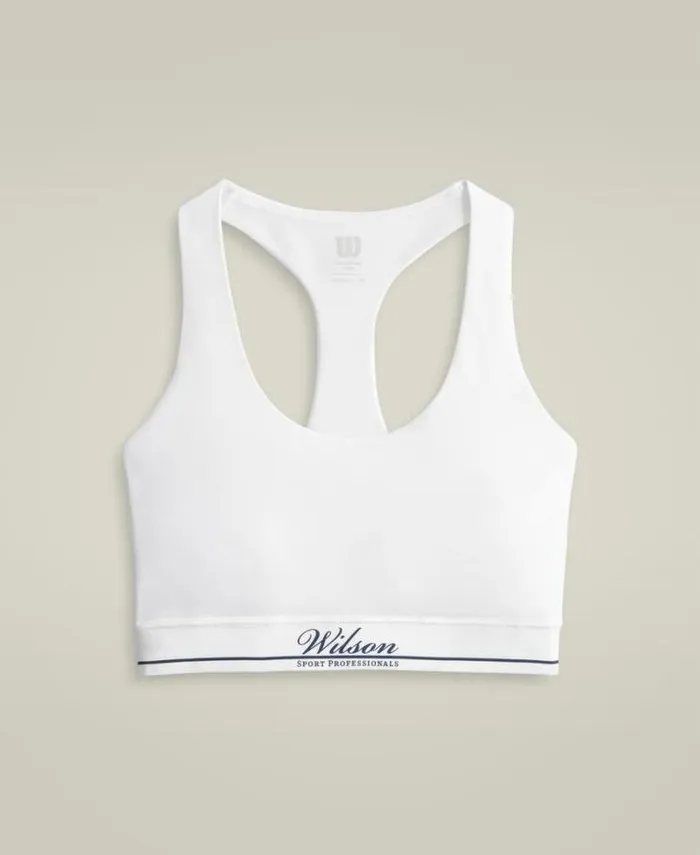 Wilson Tanks Women Doubles Racerback Bra 8211 Bright White Wilson Tanks Women Doubles Racerback Bra 8211 Bright White