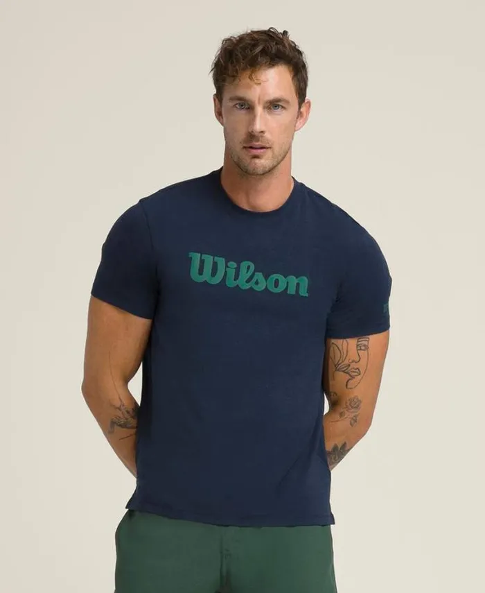 Wilson Tees Men Easy Street Tee 8211 Navy Field Green