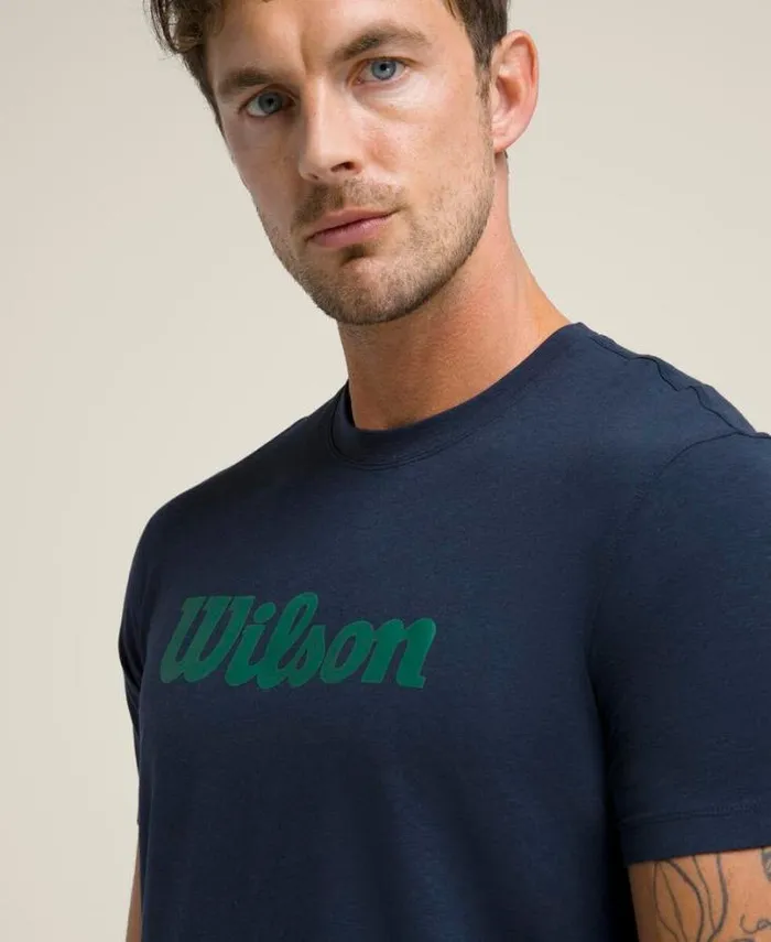 Wilson Tees Men Easy Street Tee 8211 Navy Field Green