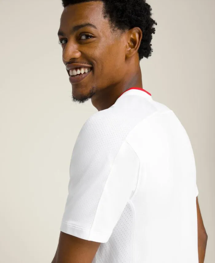 Wilson Tees Men Serve Out Tee 8211 Bright White Wilson Tees Men Serve Out Tee 8211 Bright White