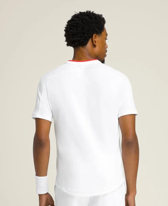 Wilson Tees Men Serve Out Tee 8211 Bright White Wilson Tees Men Serve Out Tee 8211 Bright White