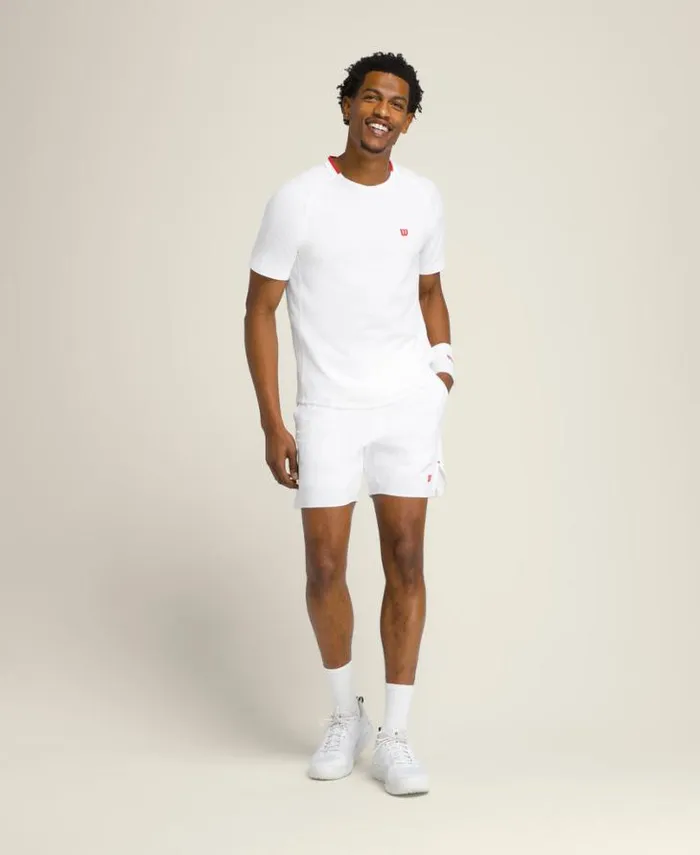 Wilson Tees Men Serve Out Tee 8211 Bright White Wilson Tees Men Serve Out Tee 8211 Bright White