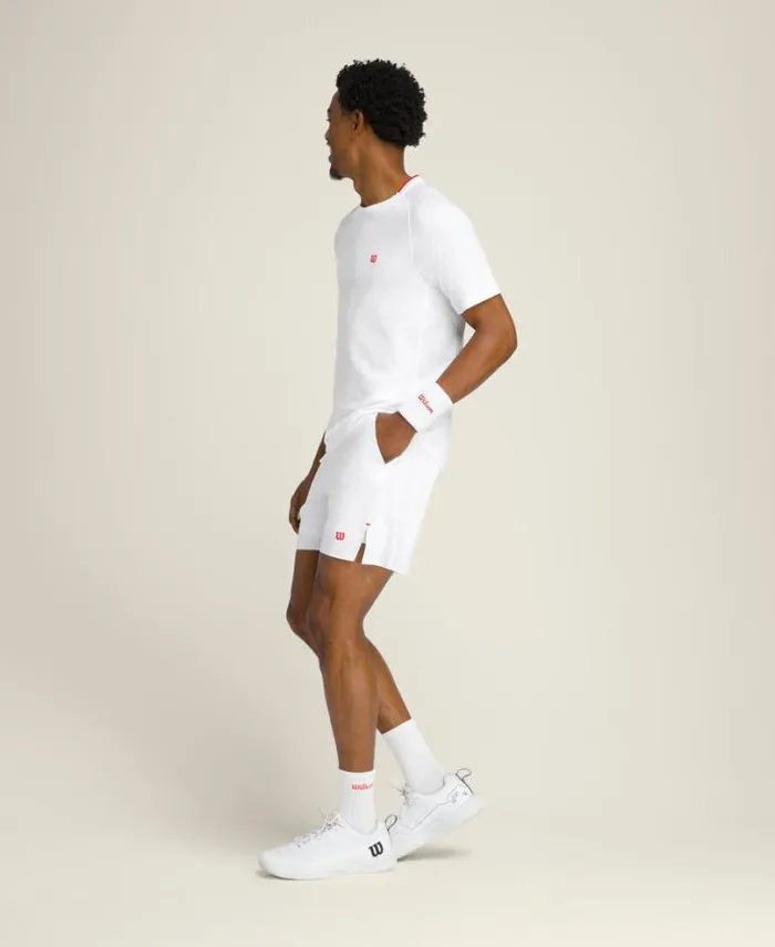 Wilson Tees Men Serve Out Tee 8211 Bright White Wilson Tees Men Serve Out Tee 8211 Bright White