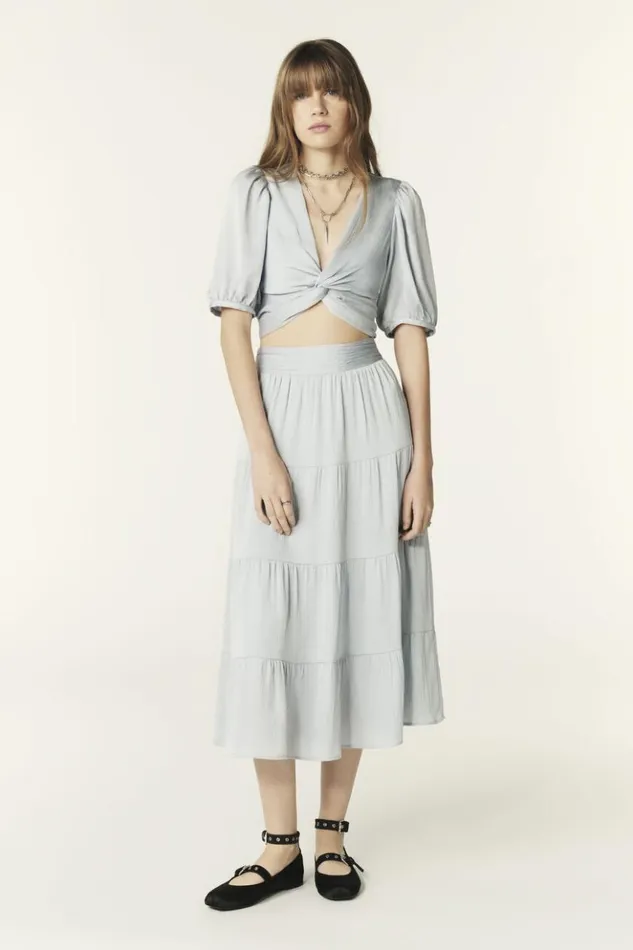 WindyGathered Midi Skirt Clothing Baandsh Skirts and Shorts