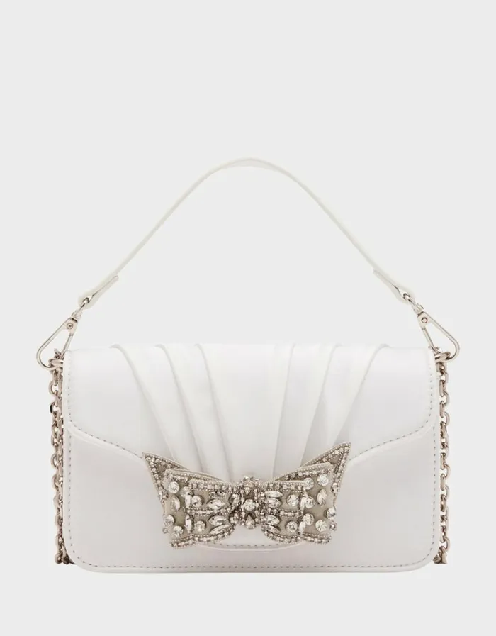 Women 3D BOW FLAP BAG IVORY Ivory Betsey Johnson