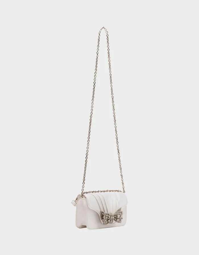 Women 3D BOW FLAP BAG IVORY Ivory Betsey Johnson Women 3D BOW FLAP BAG IVORY Ivory Betsey Johnson