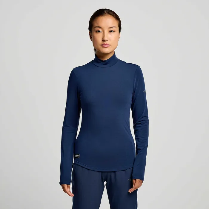Women8217s Triumph Long Sleeve Navy Women Tops Saucony